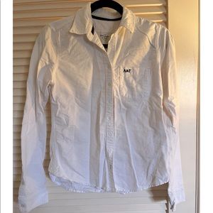 A&F 100% Cotton Long Sleeve Button Down